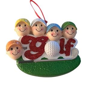 Vtop Maxra Golf Friend 5 Person Family‎ Ornament Christmas Tree Decoration